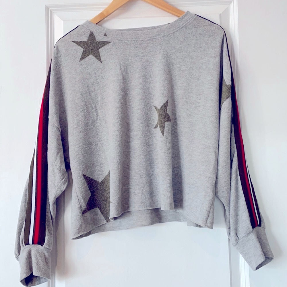 Vintage Havana soft thin shirt with stars and stripes. Wide cop fit. S…